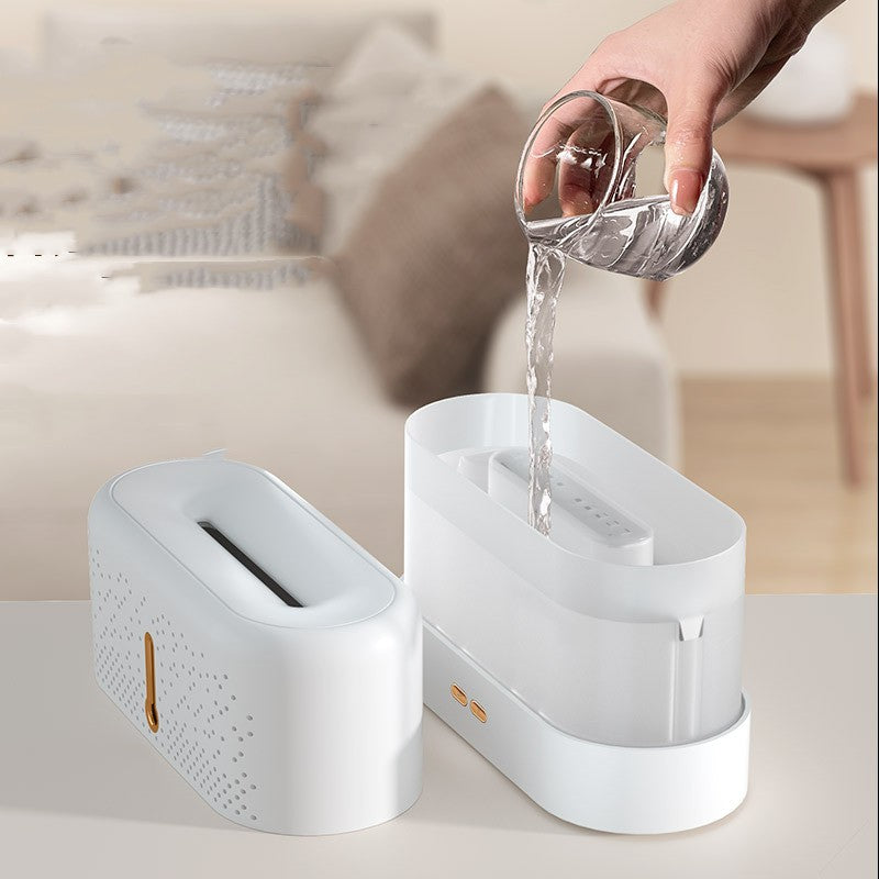 Ultrasonic Flame Aromatherapy Humidifier