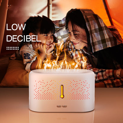 Ultrasonic Flame Aromatherapy Humidifier