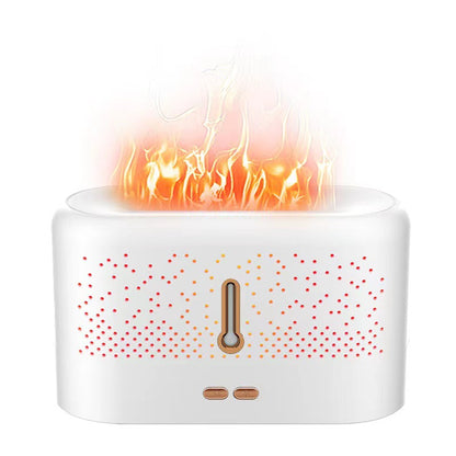Ultrasonic Flame Aromatherapy Humidifier