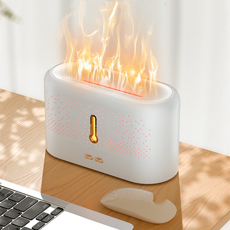 Ultrasonic Flame Aromatherapy Humidifier