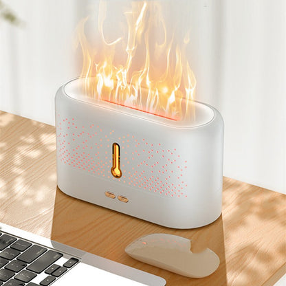 Ultrasonic Flame Aromatherapy Humidifier